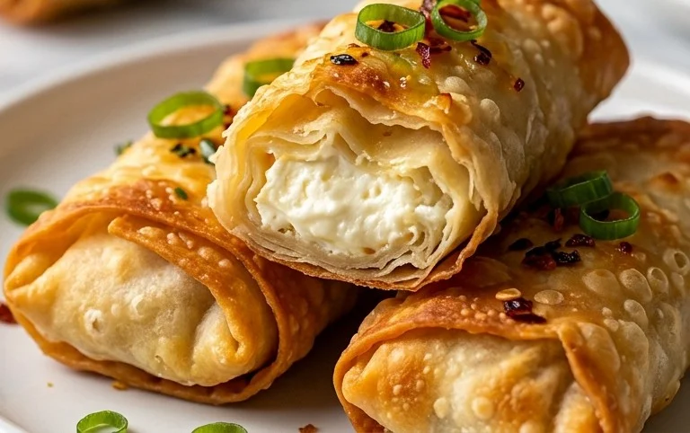 Easy Baked Cream Cheese Rangoon Rolls