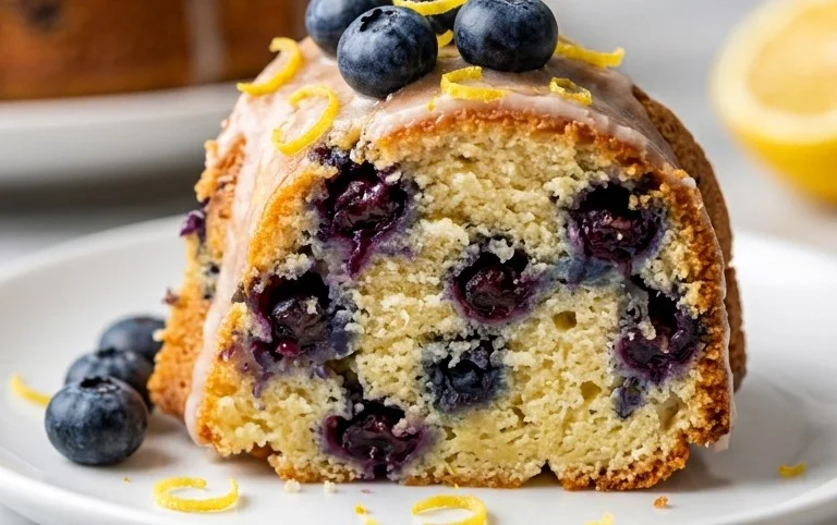 Lemon Blueberry Bundt Cake