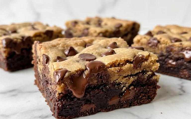 Fudgy Chewy Brookies-Ultimate Chocolate Indulgence