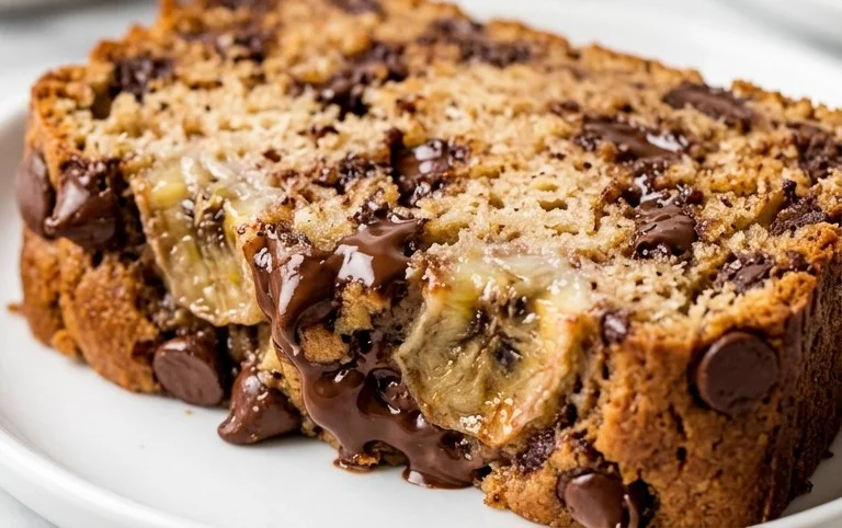 Easy Chocolate Chip Banana Bread