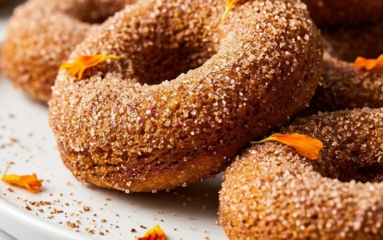 Pumpkin Cinnamon Sugar Donuts