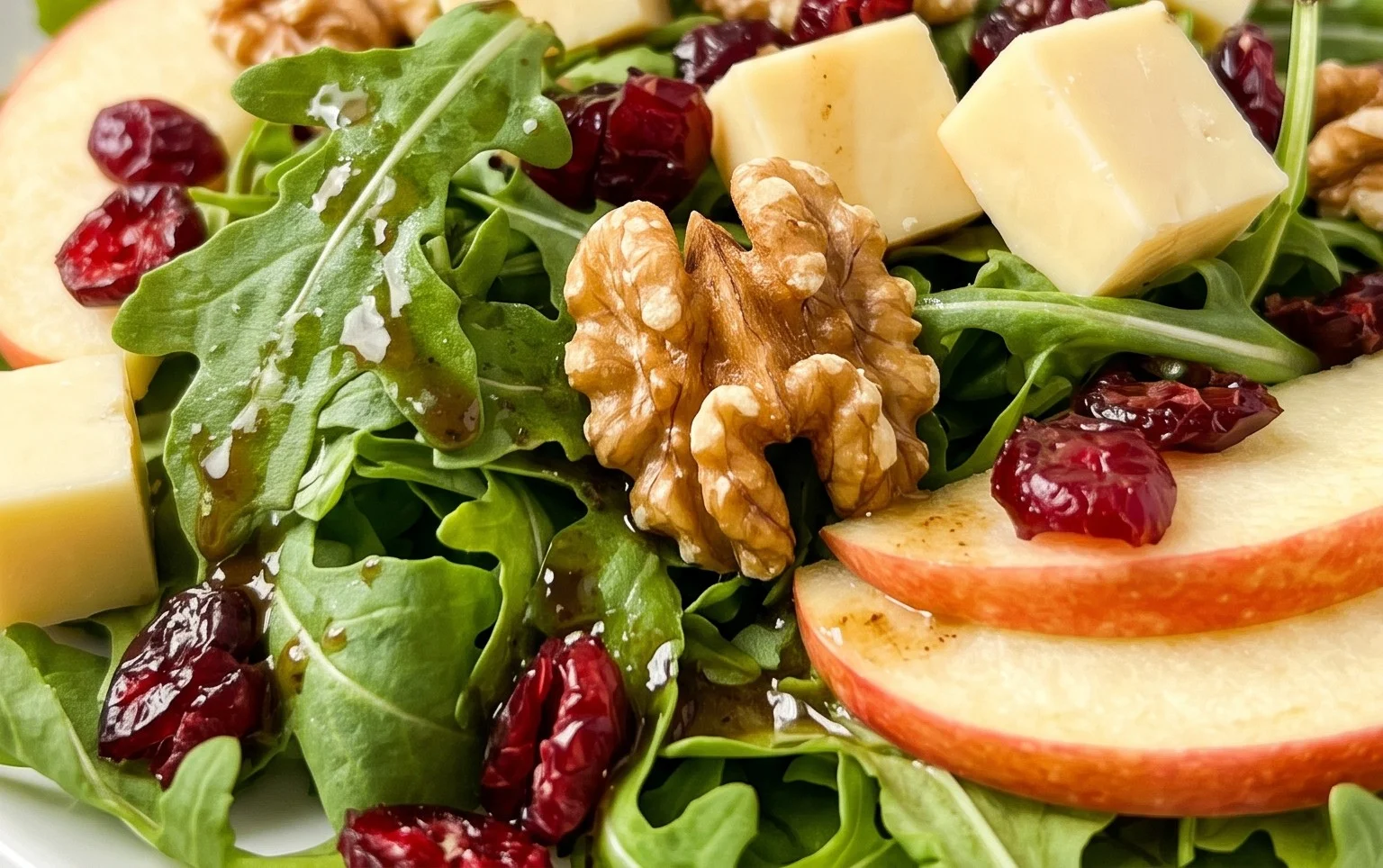 Apple Gouda Walnut Salad