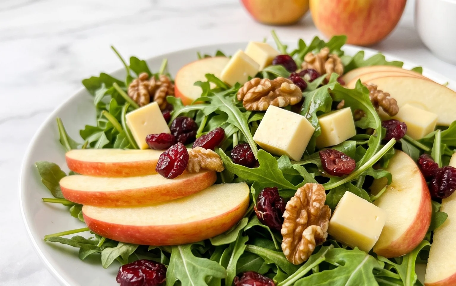 Easy Apple Gouda Walnut Salad Recipe